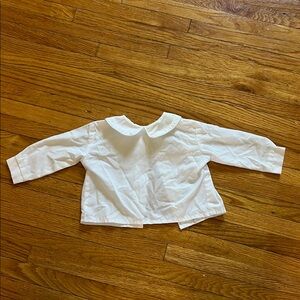Funtasia Classic White Kids Blouse with Peter Pan collar